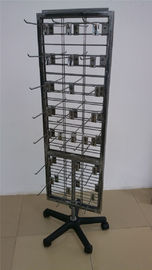 China Metalldraht-Gitter-Präsentationsständer, doppeltes mit Seiten versehenes Ausstellungsstand-Fach ausbreitend fournisseur