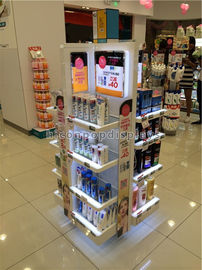 China Beleuchtungs-Make-upAusstellungsstände Kosmetik-Ausstellungsstand Instore fördernde fournisseur