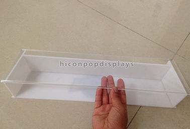 China Kundenspezifische transparente Acryleinkommen klären Acrylschaukarton Countertop fournisseur