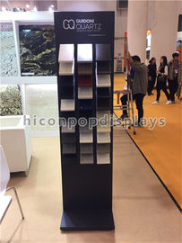 China 3 - Rudern Sie Metallsteinbeispielpräsentationsständer für Fliesen-Messen-/Ausstellungs-Werbung fournisseur