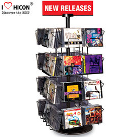 China Taschen-Buch-drehender KleinPräsentationsständer der CD Verkauf-Metallpräsentationsständer-32 fournisseur