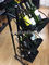 Schwarz-Farbe des 3 Regal-bewegliche alkoholfreien Getränkes/des Wein-Ausstellungsstandes mit 4 Gießmaschinen fournisseur