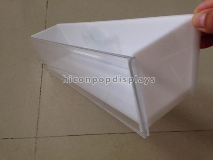Kundenspezifische transparente Acryleinkommen klären Acrylschaukarton Countertop