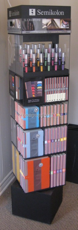 Kosmetische Ausstellungsstand-kundenspezifische bunte Lippenbalsam-Ausstellungsstand-acrylsauertischplatte
