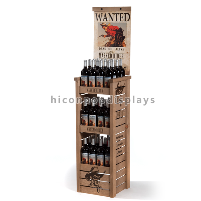 Schwarz-Farbe des 3 Regal-bewegliche alkoholfreien Getränkes/des Wein-Ausstellungsstandes mit 4 Gießmaschinen