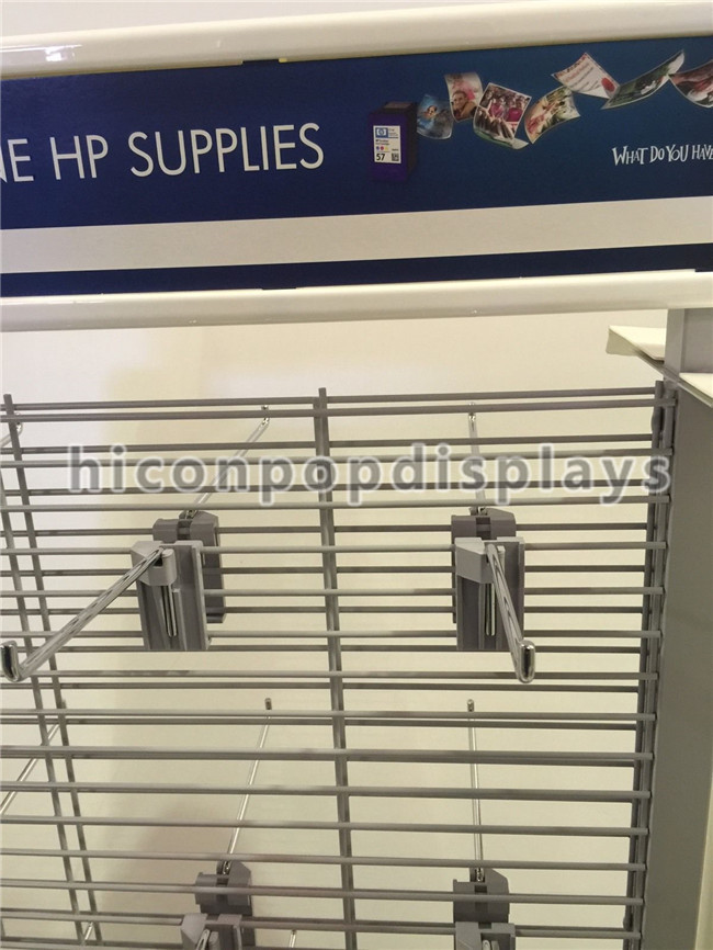 HP-Produkt-Verkaufsstelle-Ausstellungen von Handelsware mit Haken/2weggestell stehen