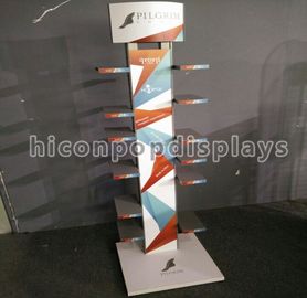 China Schuh-Metallpräsentationsständer-und -stand-Doppeltes versah mit 6 Schichten mit Seiten fournisseur