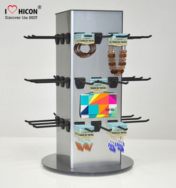 China Gegenspitzen-Zusatz-Ausstellungsstand-Metall 4 - Weisen-hängende Schmuck-Anzeigen-Befestigungen fournisseur