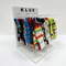 Einzelhandel Socken hängend Custom Tabletop Sock Display Racks 3 Stangen für den Laden fournisseur
