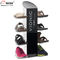 Fußbekleidungs-Schaufenster-Ausstellungsstand-Metallschuh-Anzeige Weise der Kleidungs-Ladenbaue 4 fournisseur
