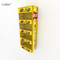 Kundenspezifischer Nahrungsmittelpräsentationsständer-Entwurf des gelbes Metall4-tiers für Verkauf fournisseur