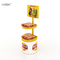 Gelbes Metallkartoffel Chips Display Cases für Nahrungsmittelservice-Großhandel fournisseur