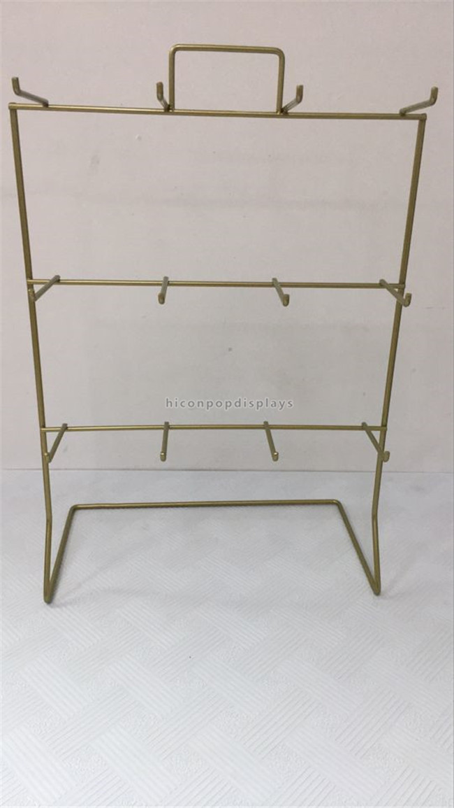 Produktbild von Acfunique Stecktafel-Präsentationsständer – Tischmodell Mit 12 Haken, 43,2 X 33 Cm, Aus Metall, Ideal Für Schmuck & Bastelausstellungen