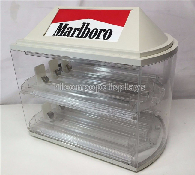 Weinlese-Acryl-Marlboro-Zigaretten-Einkommen transparente Polier2 - überlagert