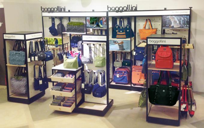 Gefangennahmen-Verbraucher-Kleidungs-Ladenbau-Handtaschen-Anzeigen-Regal-Entwurf für Taschen